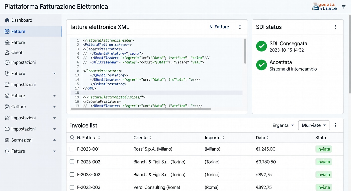 Sistema Fatturazione Elettronica e Gestione Fiscale Integrata