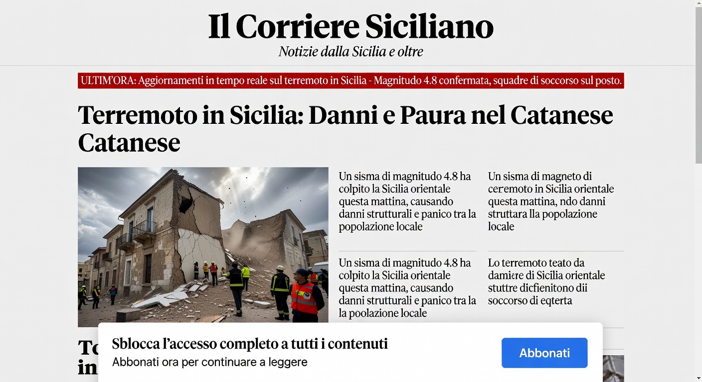 Piattaforma Editoriale e Giornale Online con Paywall